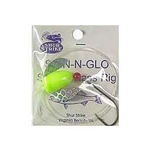  SPIN N GLO STRIP BASS RIG YELO: Sports & Outdoors