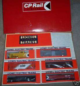 Lionel NOS in box 6 11710 CP Rail Limited freight set  