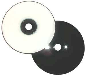 10 Pak WHITE INKJET PRINTABLE COLORED 48X 80 Min CD R  