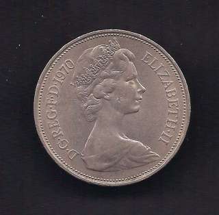 UK Great Britain 10 New Pence 1970 Coin KM # 912 Lot U6  