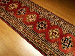 rug no 1013 type tribal size 2 7 x 11 design kazak pile hand spun wool 