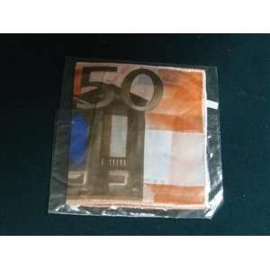  Euro 50 Dollar Bill Silk for Magic Tricks: Toys & Games