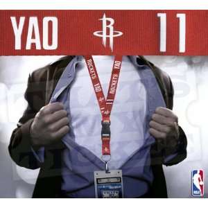   NBA Lanyard Key Chain and Ticket Holder   Yao Ming