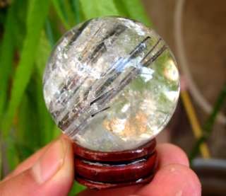 AAA++ RUTILATED quartz crystal Rainbow sphere ball heal  