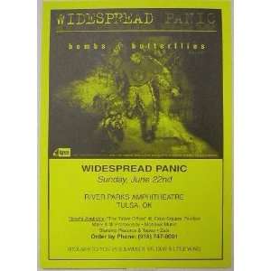 Widespread Panic Tulsa 1998 Concert Poster WSP 