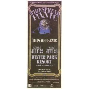  Widespread Panic Denver Concert Newspaper Ad 2006