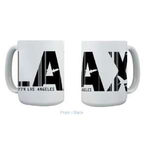    Los Angeles Airport Code LAX California Mug: Kitchen & Dining