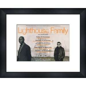  LIGHTHOUSE FAMILY UK Tour 1998   Custom Framed Original Ad 