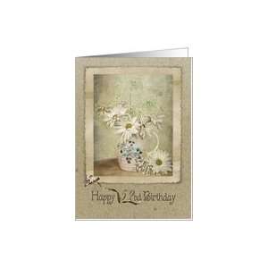  52nd birthday daisy bouquet vintage Card Toys & Games