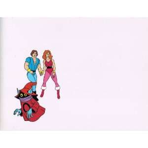  Universe Original Animation Cel   Orko and two people 