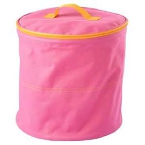    Kids Pink Zippable Bag Storage Bin, Pi Grab Bag Storage Bin Baby