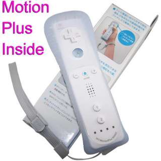 White OEM Motion Plus inside Remote Controller for NINTENDO WII with 