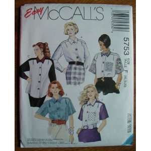   Misses Blouse Pattern 5753 Size F (16 18 20): Everything Else