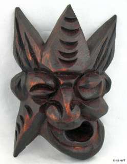 China Collection Handwork Carved Wood Mask Gift  