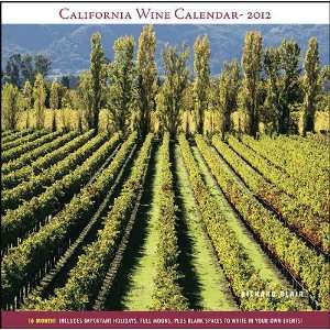  California Wine 2012 Wall Calendar