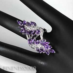 NATURAL! COLOR CHANGE AMETHYST SAPPHIRE 925 SILVER RING  