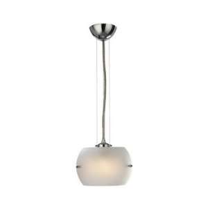 Cyan Lighting 2 6154 14 Three Light Pendant, White Finish with Frosted 