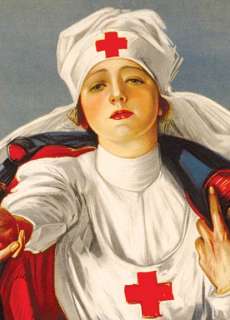 1917 Join the Red Cross Christmas Roll WWI Poster 12x24  