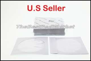   Pcs Paper CD DVD Blue Ray Sleeve Clear Window CDR Envelopes Flap Cover