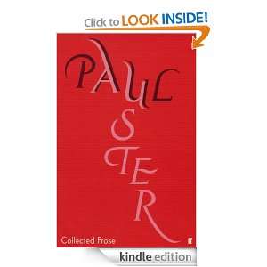 Collected Prose Paul Auster  Kindle Store