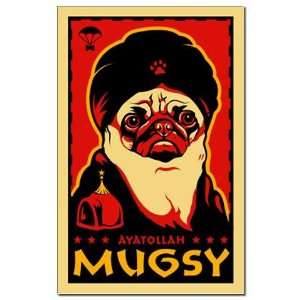  Ayatollah MUGSY Pets Mini Poster Print by  Patio 