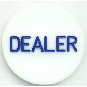  Poker Dealer Button/Poker Dealer Puck Blue Printed Sports 