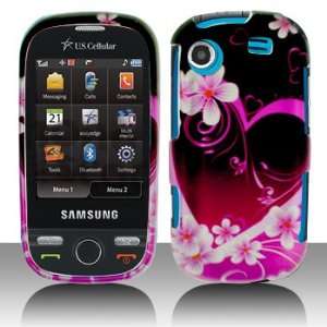 Cuffu   Purple Love   Samsung R630 Messenger Touch Case Cover + Screen 