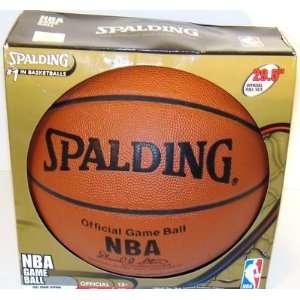 New Spalding OFFICIAL Leather NBA Game Basketball   New Arrivals 