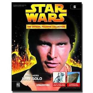  Star Wars Figurine Magazine with Han Solo Figure Toys 