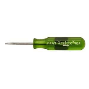 Xcelite P3321 Slotted Screwdriver, 3/32 Blade Diameter, 1 1/4 Blade 