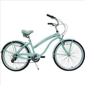  Ladies Mint Green Aluminum 7 speed Beach Cruiser Kruiser 