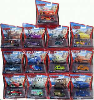 Disney Pixar Cars 2 LOT OF 13 CARS Diecast 1:55 Scale Mattel ACER GREM 