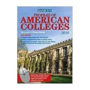 OF AMERICAN COLLEGES [WITH CDROM] (2011))BARRONS PROFILES OF AMERICAN 