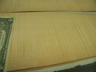 1836 Curly French Ash veneer 38 sqft AAA grade Long sheets.  