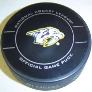   Nashville Predators NHL Hockey Official Game Puck: Sports & Outdoors