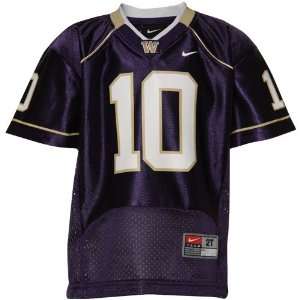 Nike Washington Huskies #10 Toddler Purple Replica Football Jersey (4T 