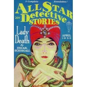  All Star Detective Stories (Pulp) Finest LAMINATED Print 