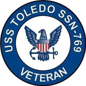 US Navy USS Toledo SSN 769 Ship Veteran Decal Sticker 3.8 