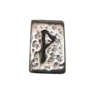 Wyn   The Banner on the Field, Two Sided Rune Astrology Pewter Pendant 