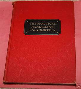 THE PRACTICAL HANDYMANS ENCYCLOPEDIA VOLUME 1   1963  