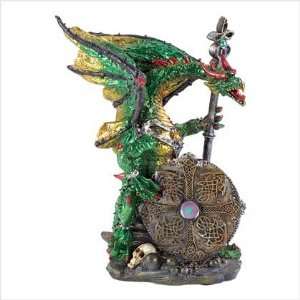  Armored Dragon Statue 