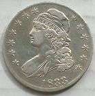 1833 U S Bust Half Dollar VF  