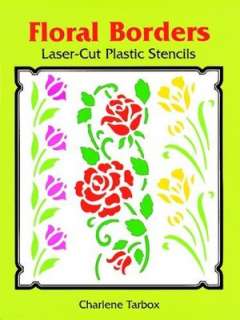 Easy to Use Floral Borders Plastic Stencils