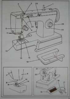 Singer 1852 Sewing Machine Instruction Manual On CD  