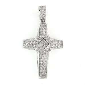  Mens Iced Out Hip Hop White Gold Plated Cubic Zircoina 