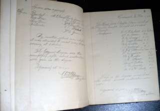 1910s Handwritten Ledger Account Book Teacher’s Association Richmond 