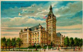 Buffalo New York NY Hold to Light City & County Hall  