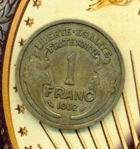 1932 1 Franc Republique Francaise Liberte France Coin  
