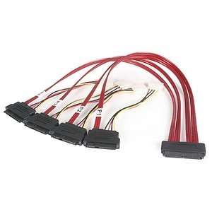   SCSI SAS Cable   SFF 8484 to SFF 8482 (SAS8482P50 ): Office Products