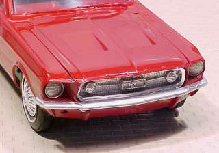 1967 Ford Mustang Fastback Candy Apple Red/White Stripe  